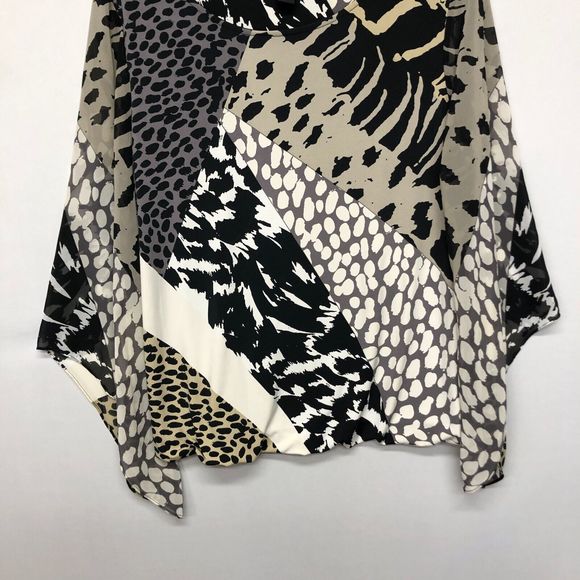 Alfani Women Blouse Top Shirt Size XL X-Large Polyester Blend B224 -17 - Picture 9 of 13